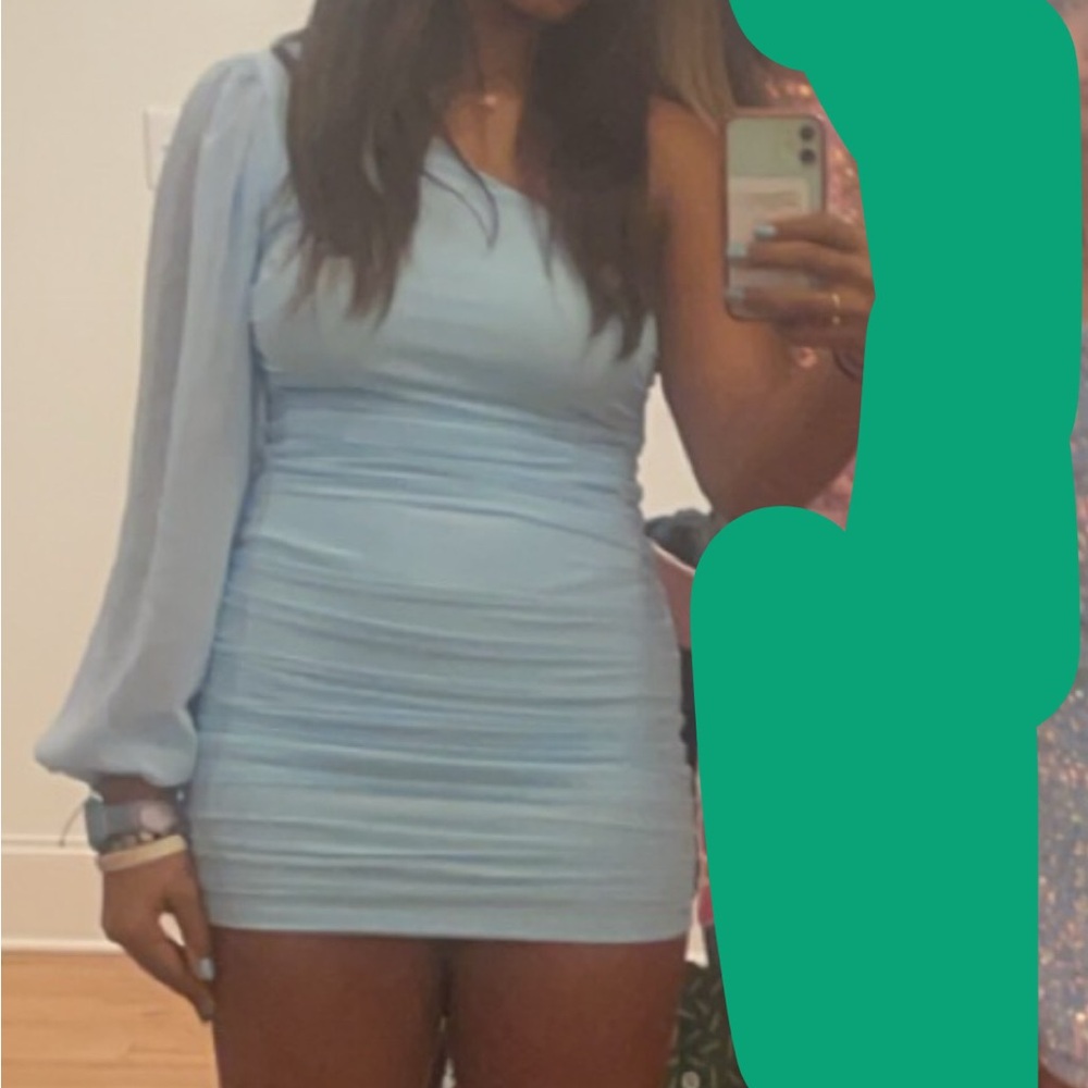 Lucy in the sky blue mini dress